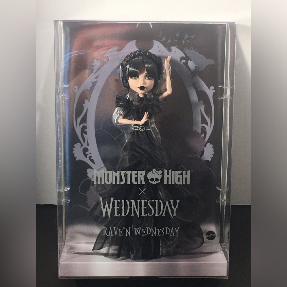 Mattel Monster High Raven Wednesday Doll - Black